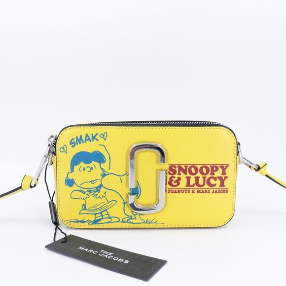 Marc Jacobs Peanuts Edition Snoopy The Snapshot Bag Yellow OS - Picture 5 of 15
